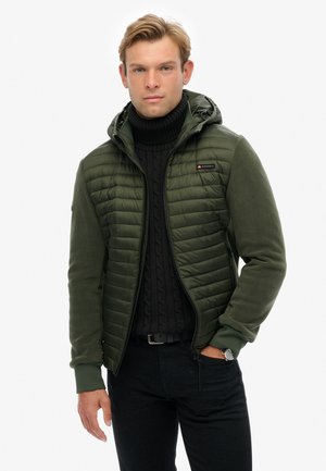HOODED STORM HYBRID - Veste mi-saison - ivy green