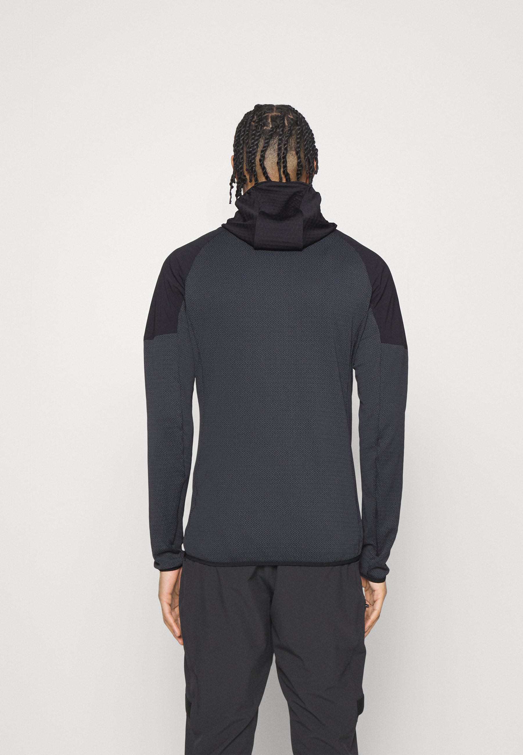 adidas Terrex TERREX TECHROCK HOODED WIND FLEECE JACKET - Forro