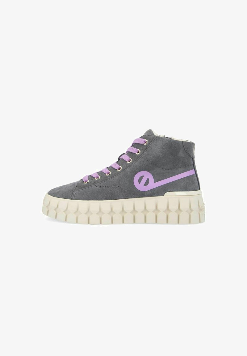 No Name MONTANTES PLAY MID - Sneaker high - carbone lilas