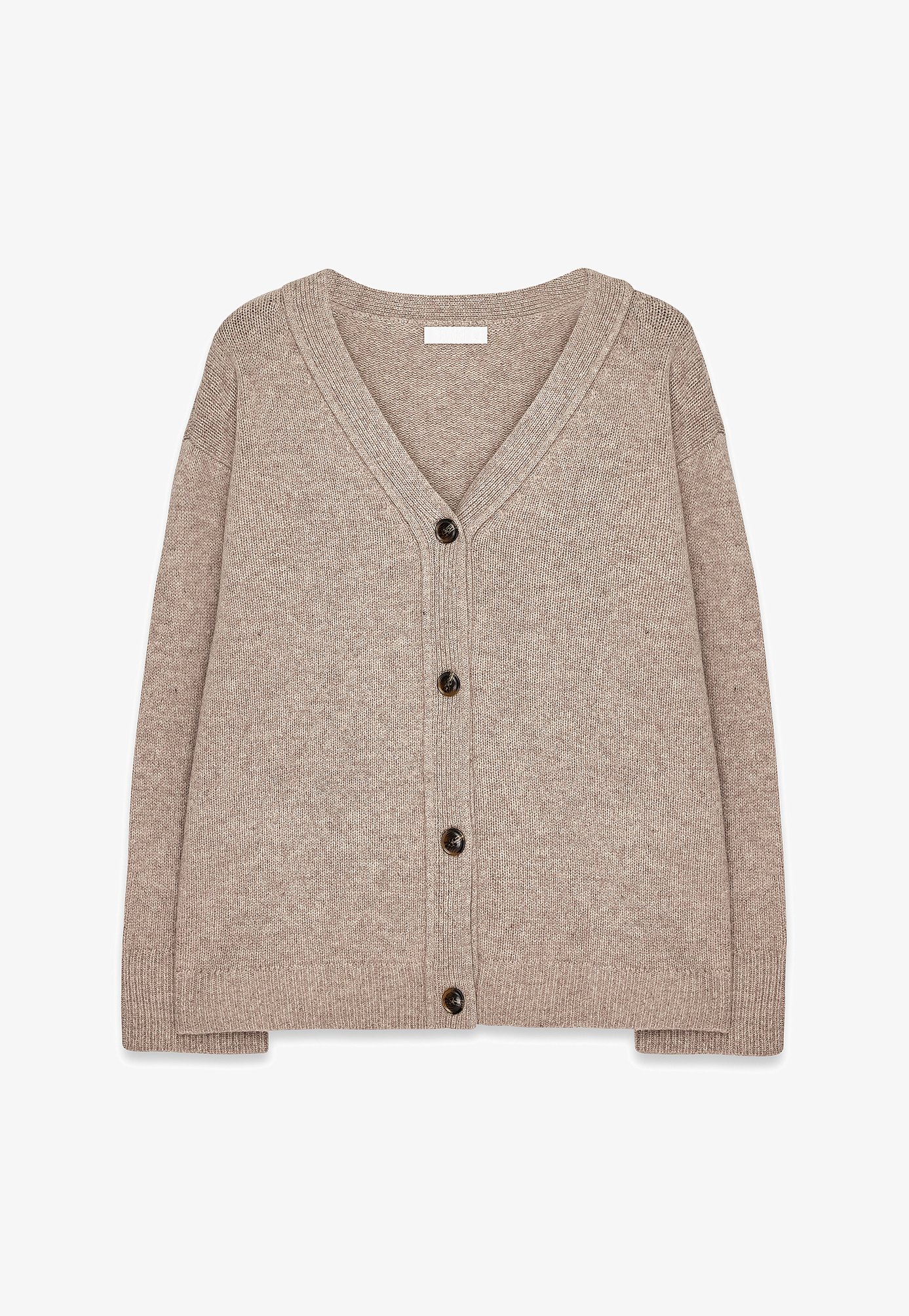 NA-KD OVERSIZED Cardigan beige1
