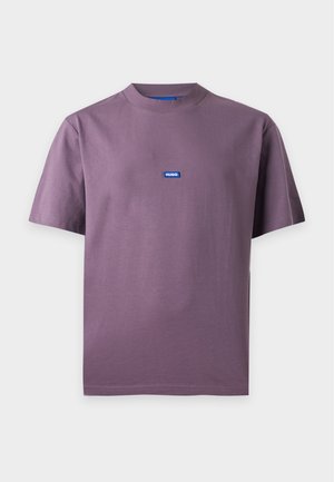 HUGO, NIEROS - Обикновена тениска - dark purple