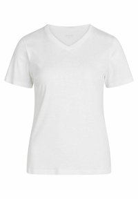 V  NECK - T-shirt basic - white
