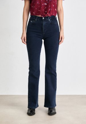 SYLVIA - Bootcut-farkut - denim dark