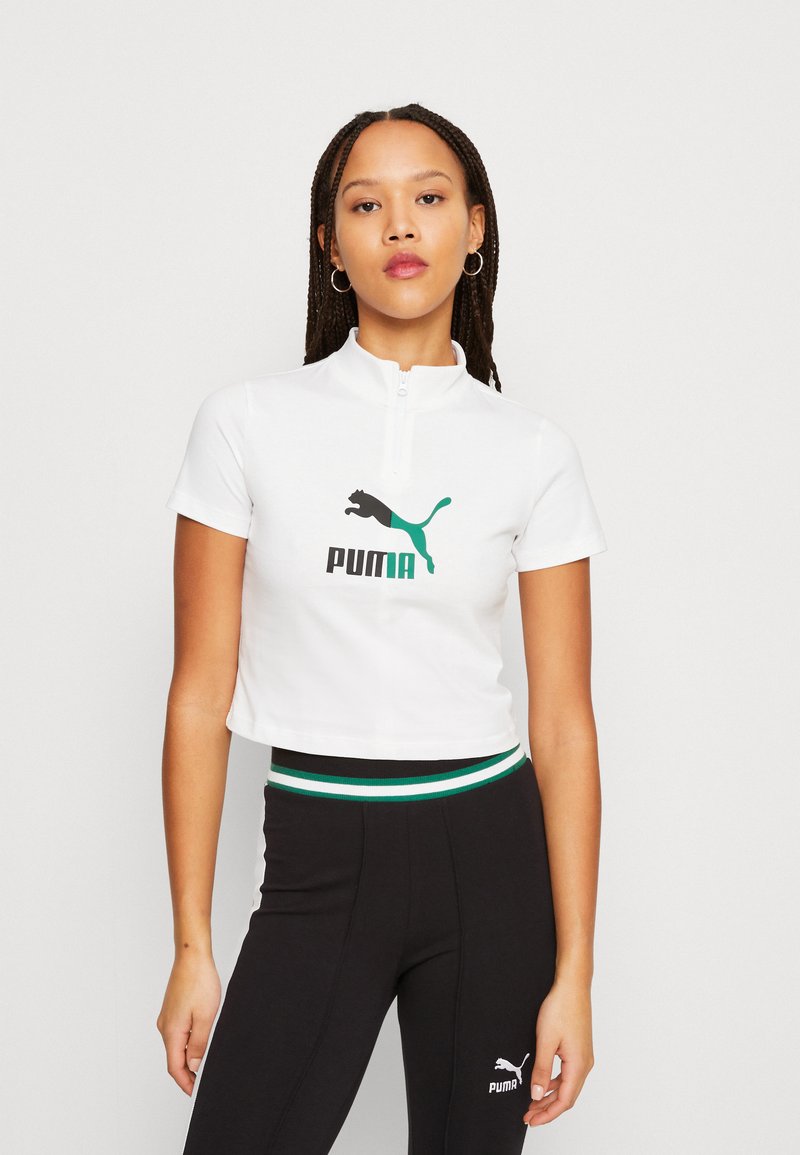 Puma CLASSICS ARCHIVE REMASTERED - Triko s potiskem - white