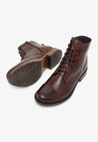 Bianco Bottines à lacets - dark brown