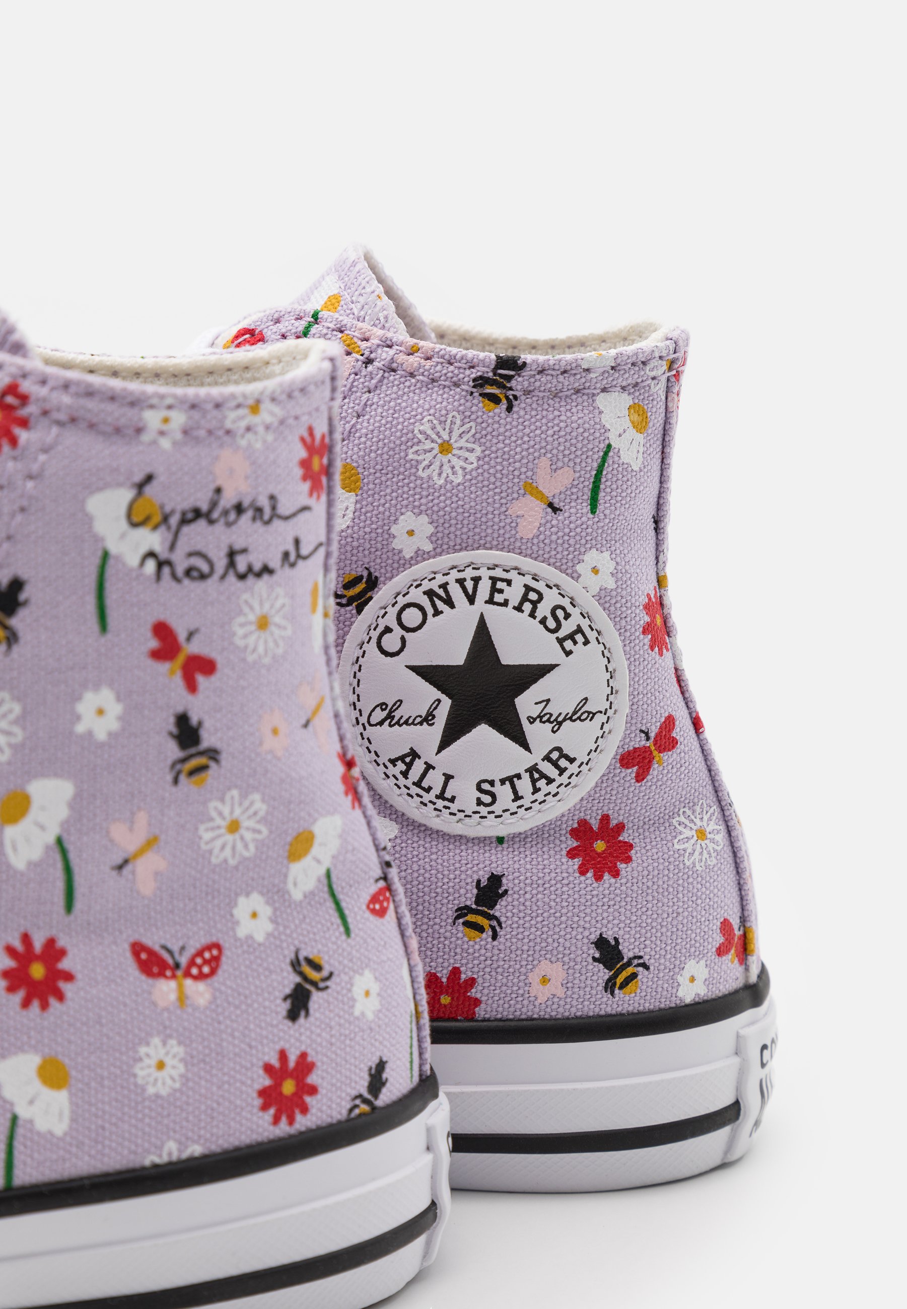 Converse CHUCK TAYLOR ALL STAR - Baskets montantes - infinite lilac/white/black/lilas  - ZALANDO.FR
