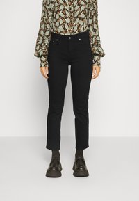 GAP - CLASSIC STRAIGHT - Sirgete säärtega teksad - black wash Väikepilt 1