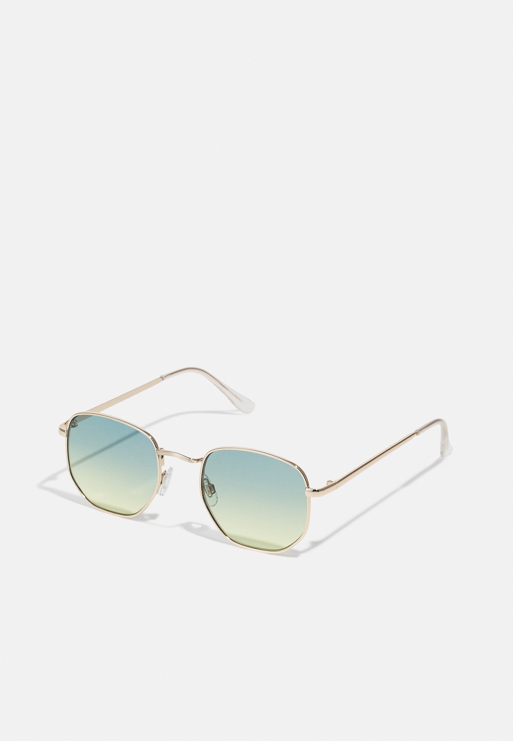 Accessoires Zonnebrillen Hoekige zonnebrillen Pier one Hoekige zonnebril turkoois casual uitstraling