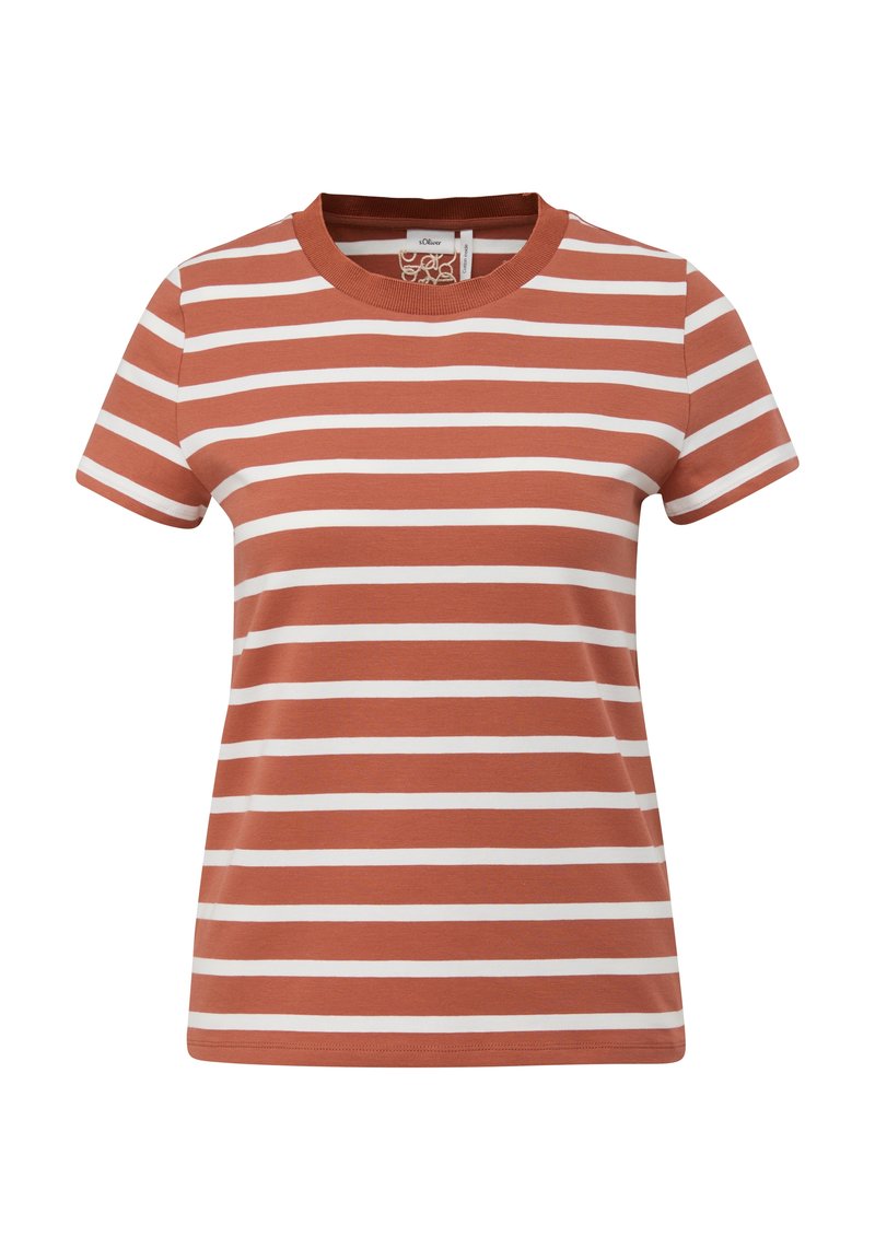 s.Oliver BLACK LABEL T-shirt print oranje s.Oliver BLACK LABEL T-shirt print oranje