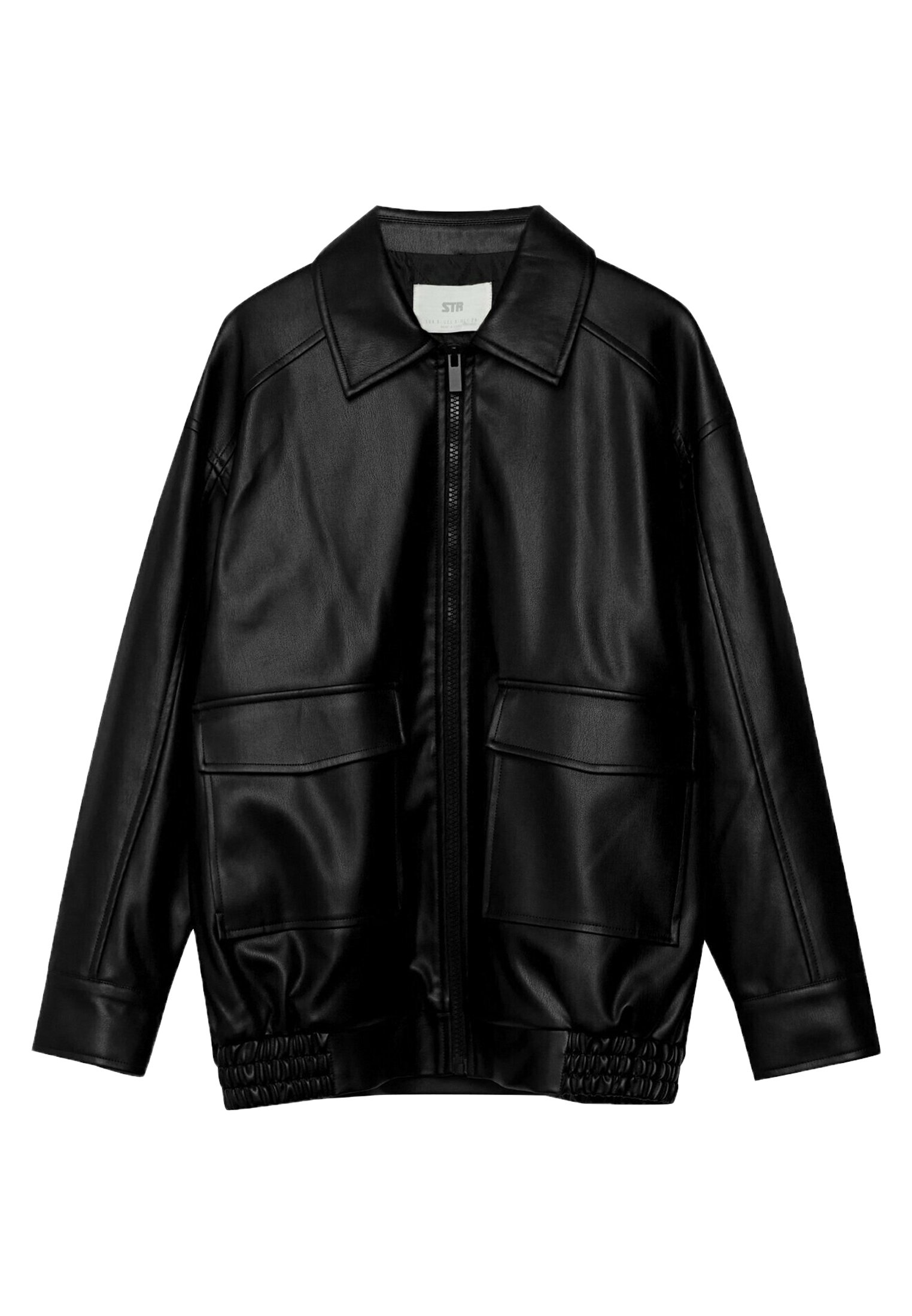 Faux leather jacket
