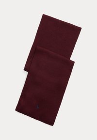 SIGNATURE PONY WOOL SCARF - Eșarfă - aged wine heather