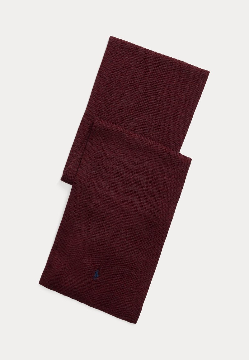 Polo Ralph Lauren SIGNATURE PONY WOOL SCARF - Sjal / Tørklæder - aged wine heather