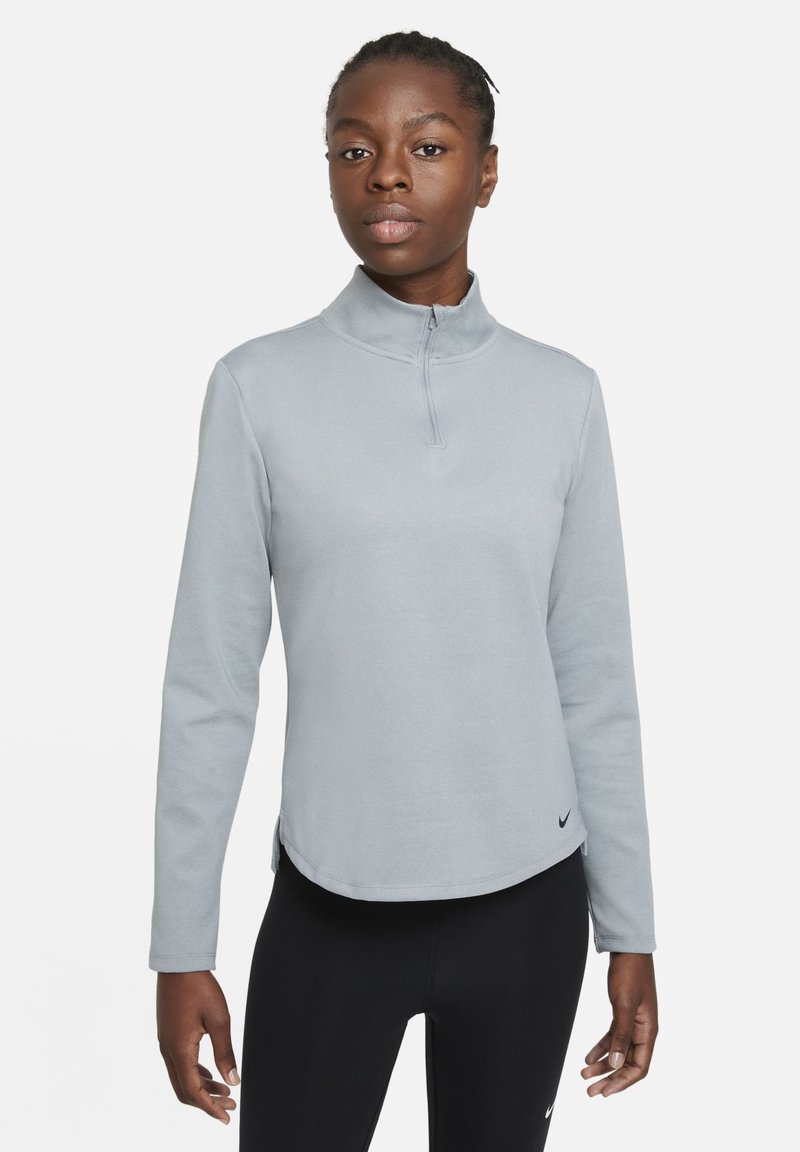 Nike Performance ONE HALF ZIP - Camisola de manga comprida - particle grey/htr/(black)