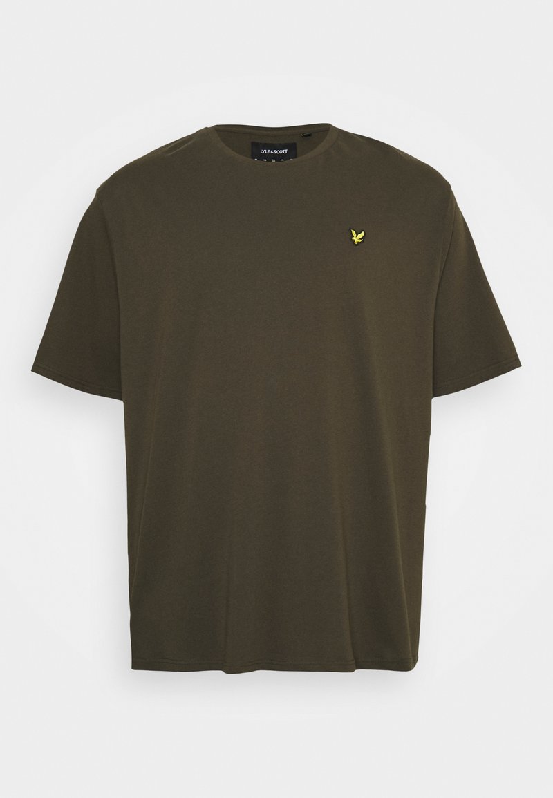 Lyle & Scott - PLUS PLAIN - Jednoduché tričko - olive, Zvětšit