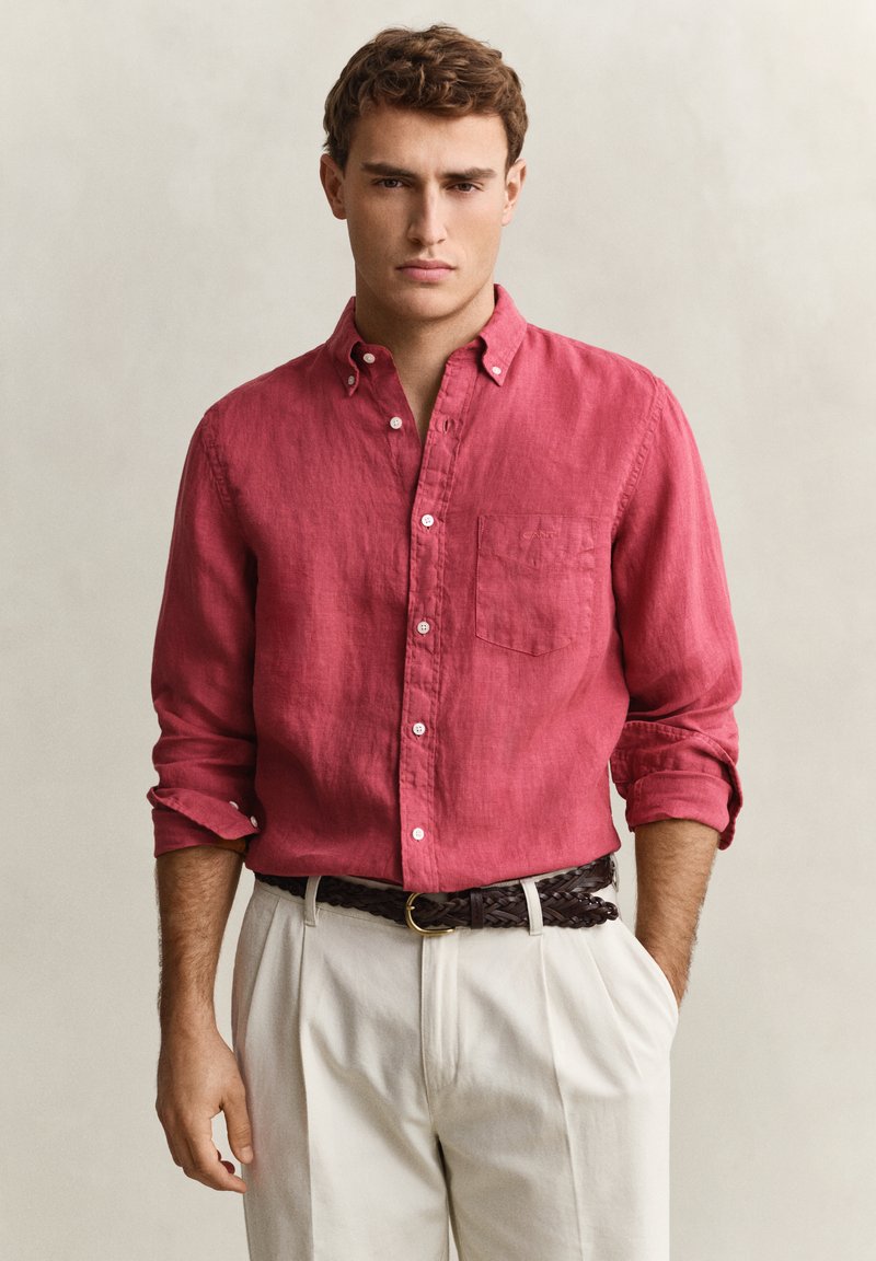 Chemise Homme SPURR Plaid Crème/rouge/noir - Taille M, Boutonnée, Occasion TBE