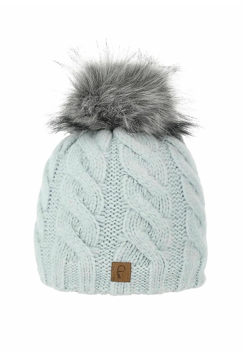 Faera BOMMEL ZOPFMUSTER - Mütze - hellblau - Zalando