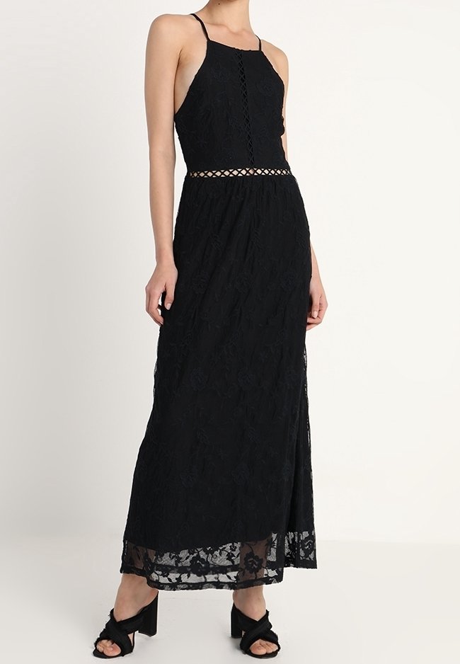 Hollister Co. Maxi dress - black - (Pre-owned) - Zalando.ie