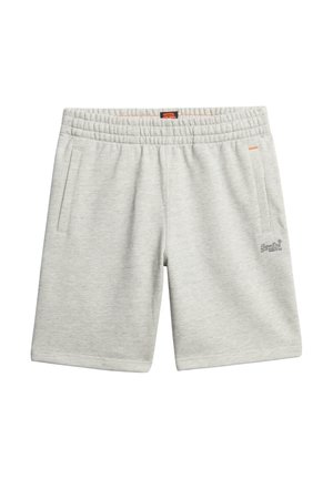 Superdry LOGO - Tracksuit bottoms - varsity grey grindle