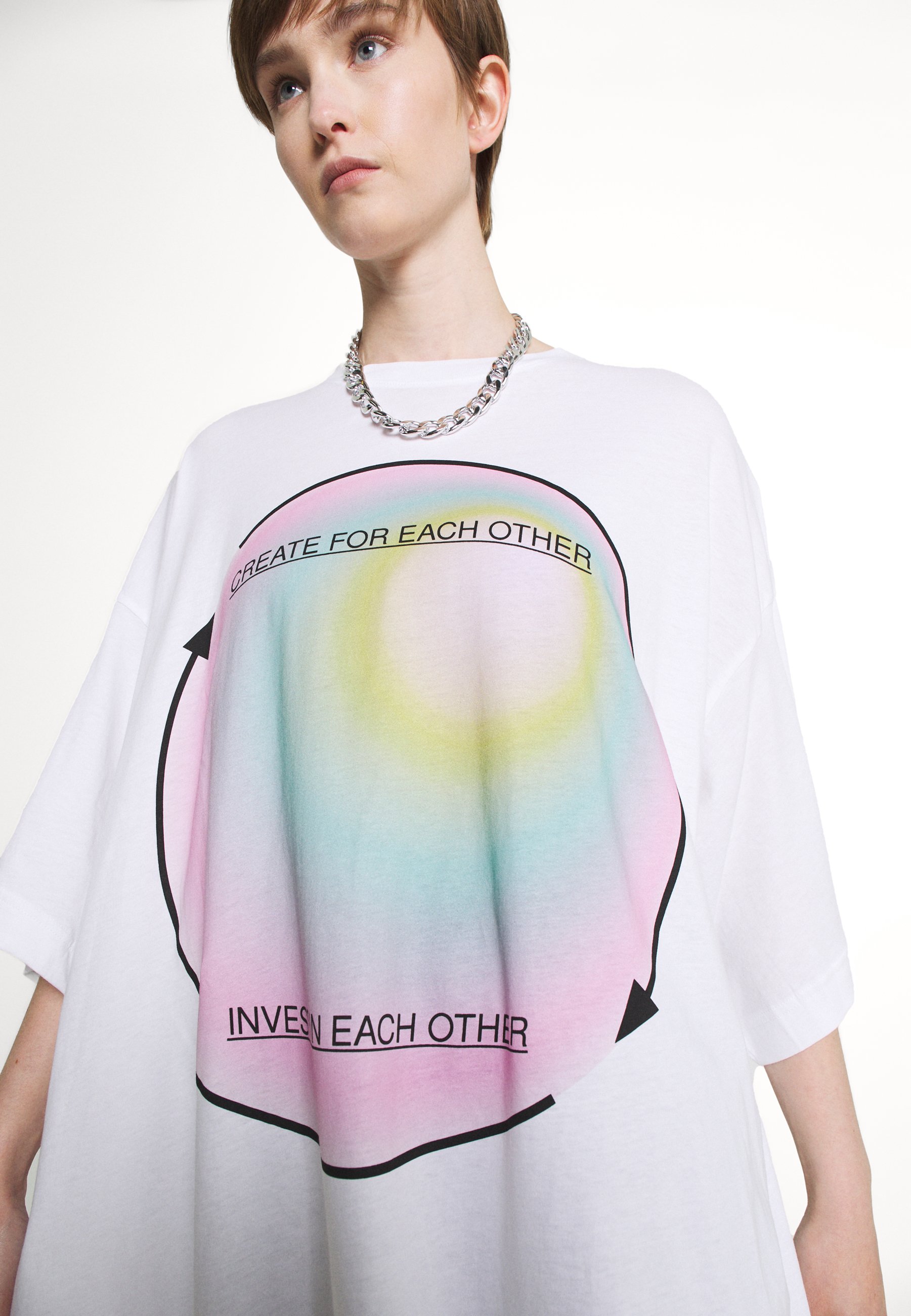 Weekday HUGE - Print T-shirt - stefy 