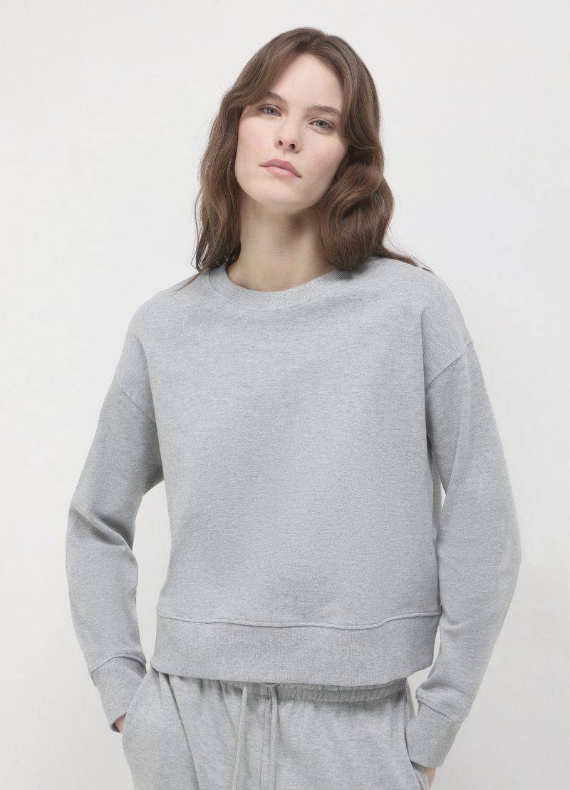 Calliope GIROCOLLO BASIC - Felpa - grigio medio melange