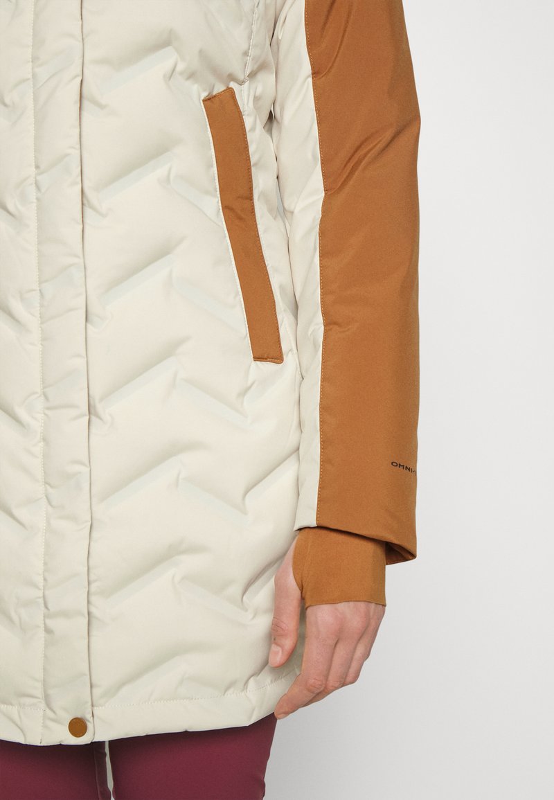 columbia womens mountain croo long down jacket