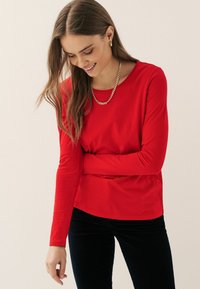 Next LONG SLEEVE STANDARD - Langærmet T-shirt - mottled red