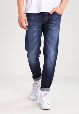 Straight leg -farkut - dark-blue denim