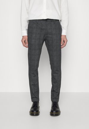 ONSMARK CHECK PANTS - Trousers - rosin