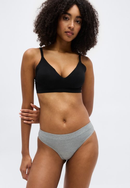 PUMA WOMEN SPORT STRING 2 PACK - Tanga - grey melange/lime — photo 5
