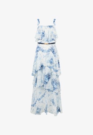 Apart, Maxi-jurk - creme-blau