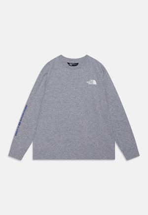 The North Face TEEN VARSITY GRAPHIC OVERSIZE UNISEX - Μπλούζα με μακριά μανίκια - light grey