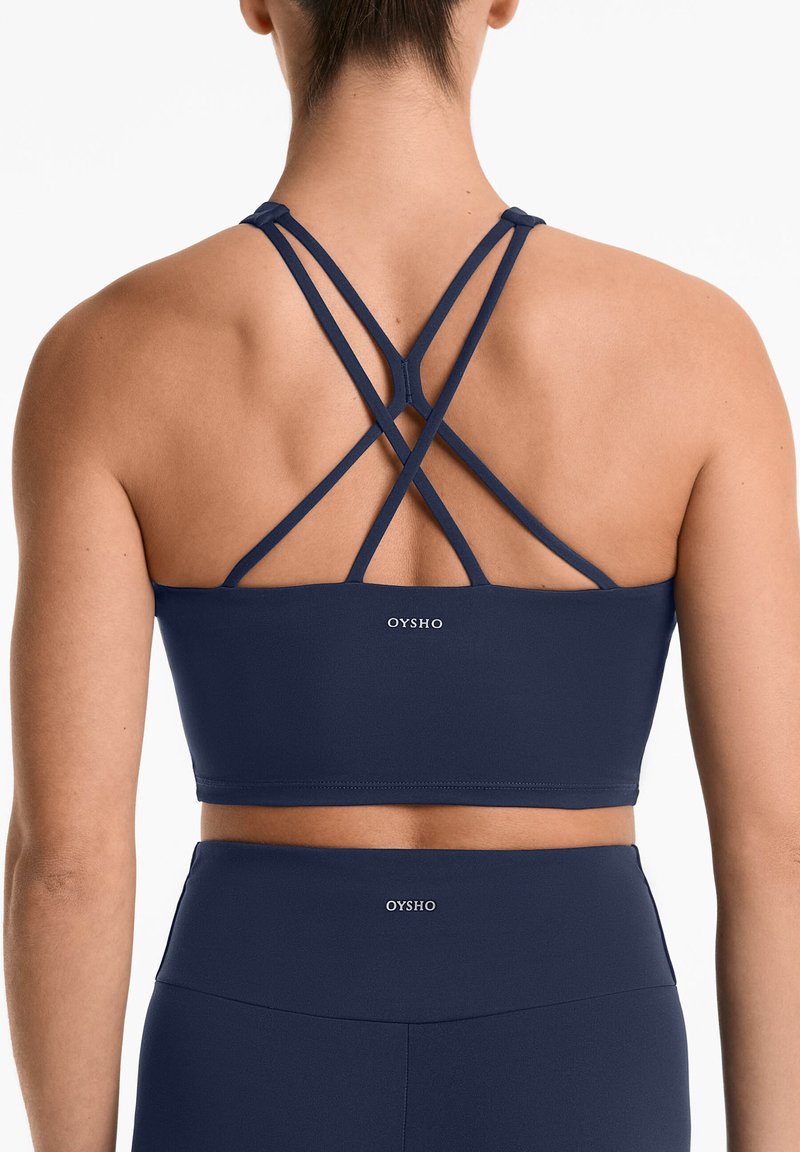 OYSHO - COMFORTLUX STRAP TANK - Top - dark blue, Povećaj