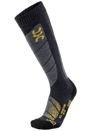 SOCKEN SKI ALL MOUNTAIN - Enkelsokken - anthracite melange yellow