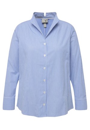 Ulla Popken STRIPED  - Blusa - light blue