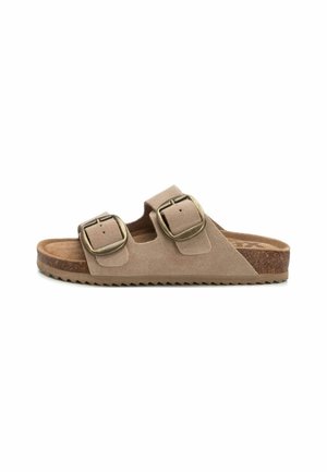Sandalias planas - beige