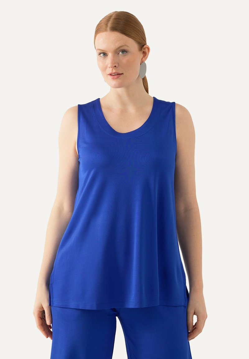 Ulla Popken STRETCH  - Linne - blue
