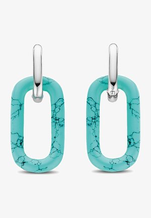 Ti Sento Milano Boucles d'oreilles - turquoise, silver