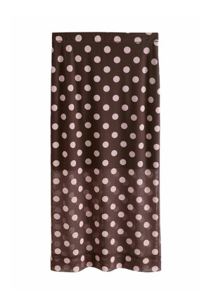 REGULAR FIT - MIDI  - Pencil skirt - pink brown polka dot