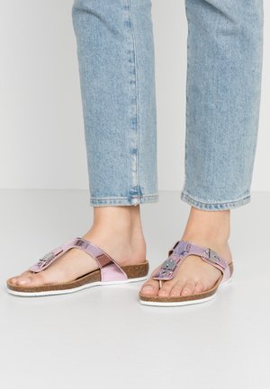 BIMINOIS - T-bar sandals - rose