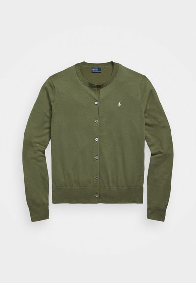 Polo Ralph Lauren PIMA COTTON LONG SLEEVE CARDIGAN - Neuletakki - garden trail