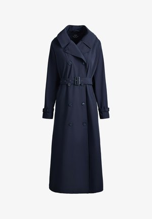 OYSHO, EXTRA LIGHTWEIGHT 10K WATERPROOF LONG JACKET - Trench - midnight blue