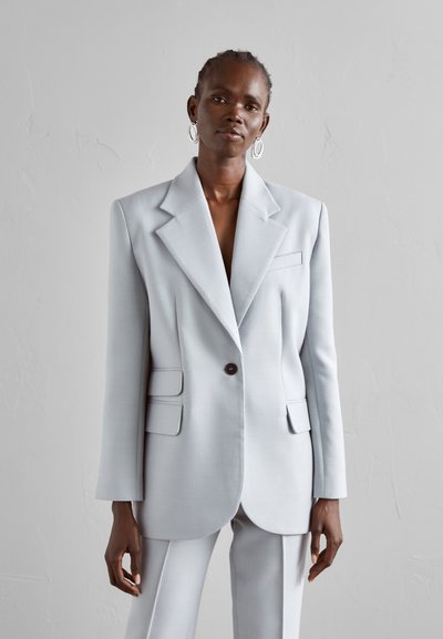 Materiel BUTTON BOXY - Κοντό παλτό - cloud grey