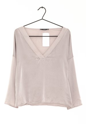 Langærmede T-shirts - beige