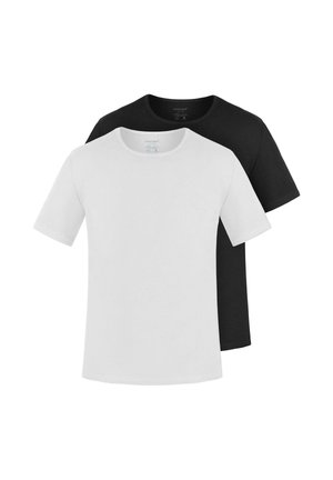 2 PACK - T-Shirt basic - schwarz/weiß