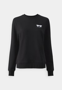 OVERSIZED EMBROIDERED SUNGLASSES - Sweatshirt - black