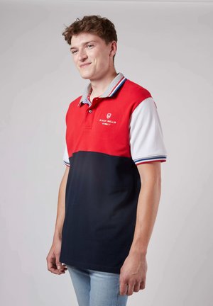 MANCHES COURTES OLYMPIC EDITION COQ - Polo - bleu marine  blanc   rouge