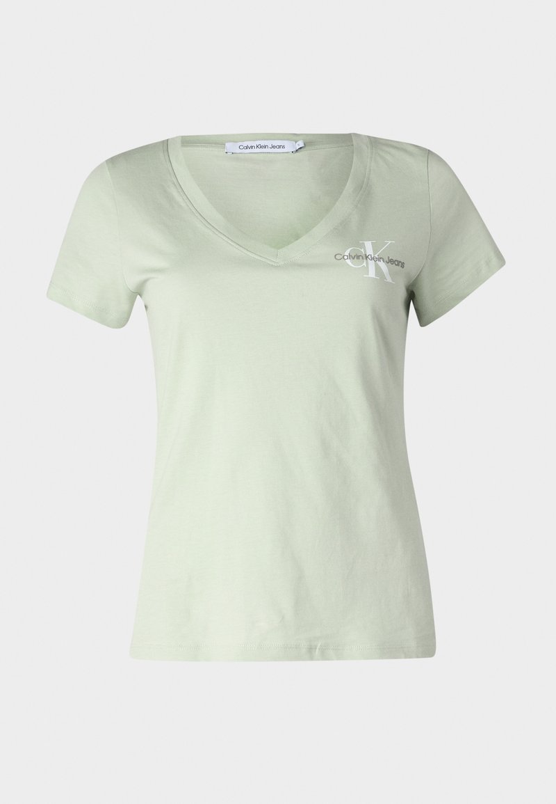 Calvin Klein Jeans T-shirt print groen Calvin Klein Jeans T-shirt print groen
