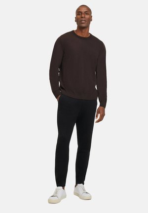 FALKE BASIC LAMBSWOOL CREW - Strickpullover - dark brown