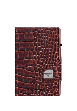 Click & Slide Classic - Lompakko - croco brown silver