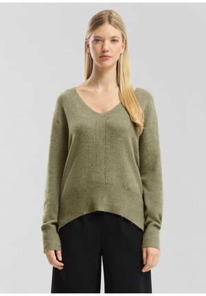 Pullover - olivgrün